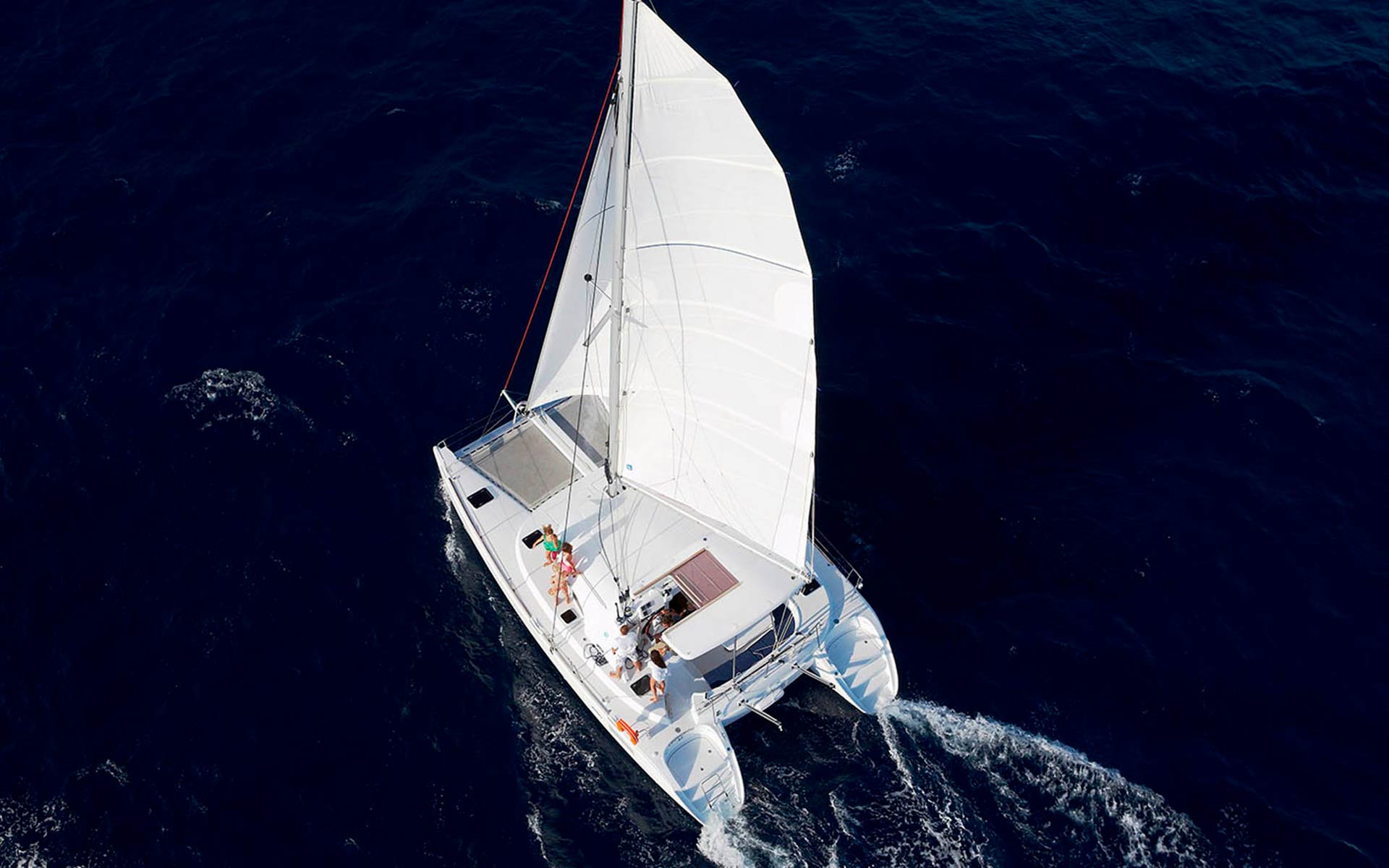 Santorini Sailing Private Cruise, Lagoon 380