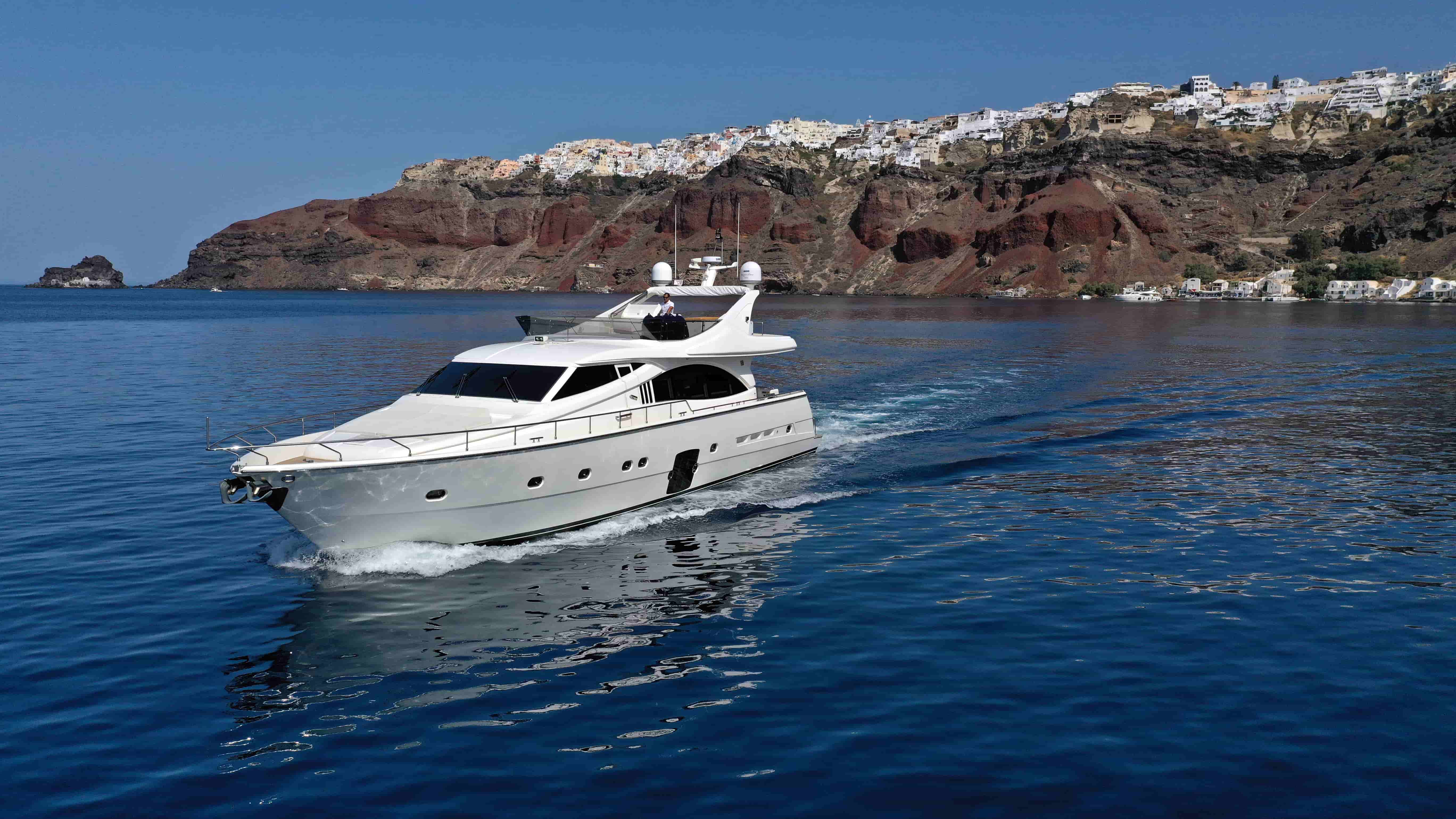 Santorini Private cruise, Ferretti 731