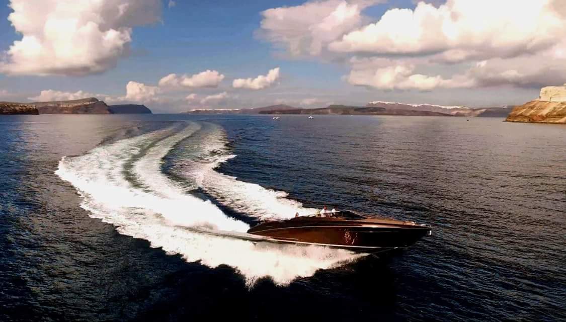 Santorini Private Cruise, Riva Rivarama 44