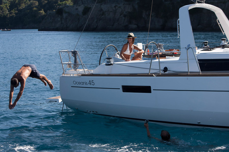 Santorini Private Cruise, Beneteau Oceanis 45