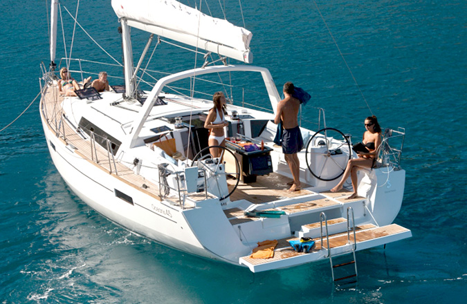 Santorini Private Cruise, Beneteau Oceanis 45