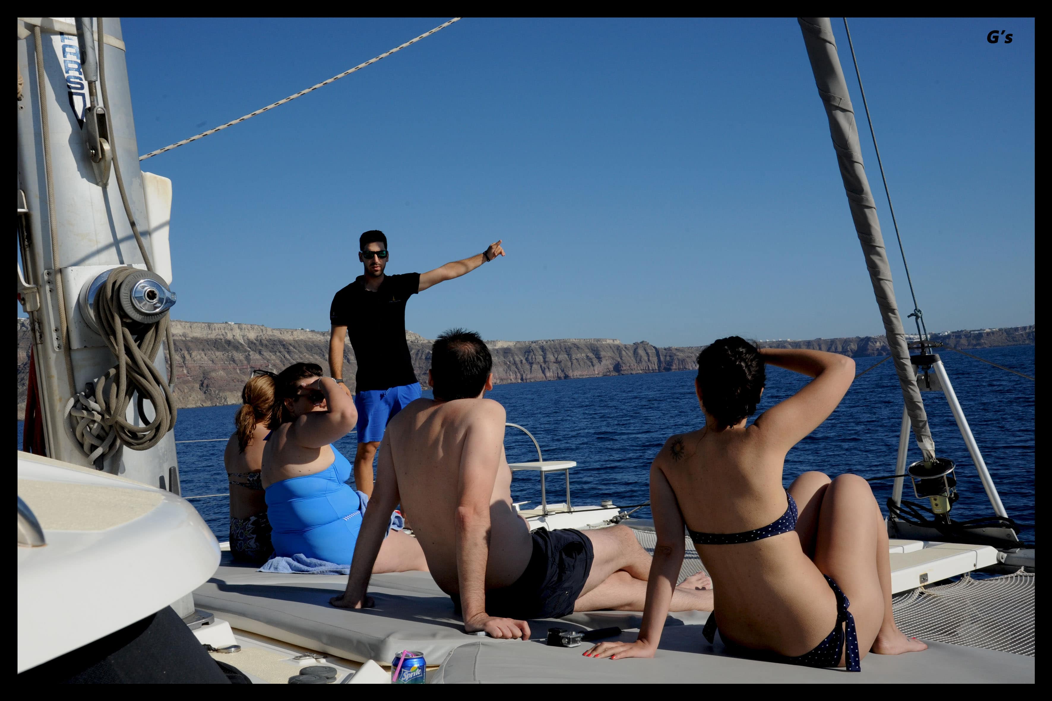 Santorini Sailing Cruise, Caldera Blue