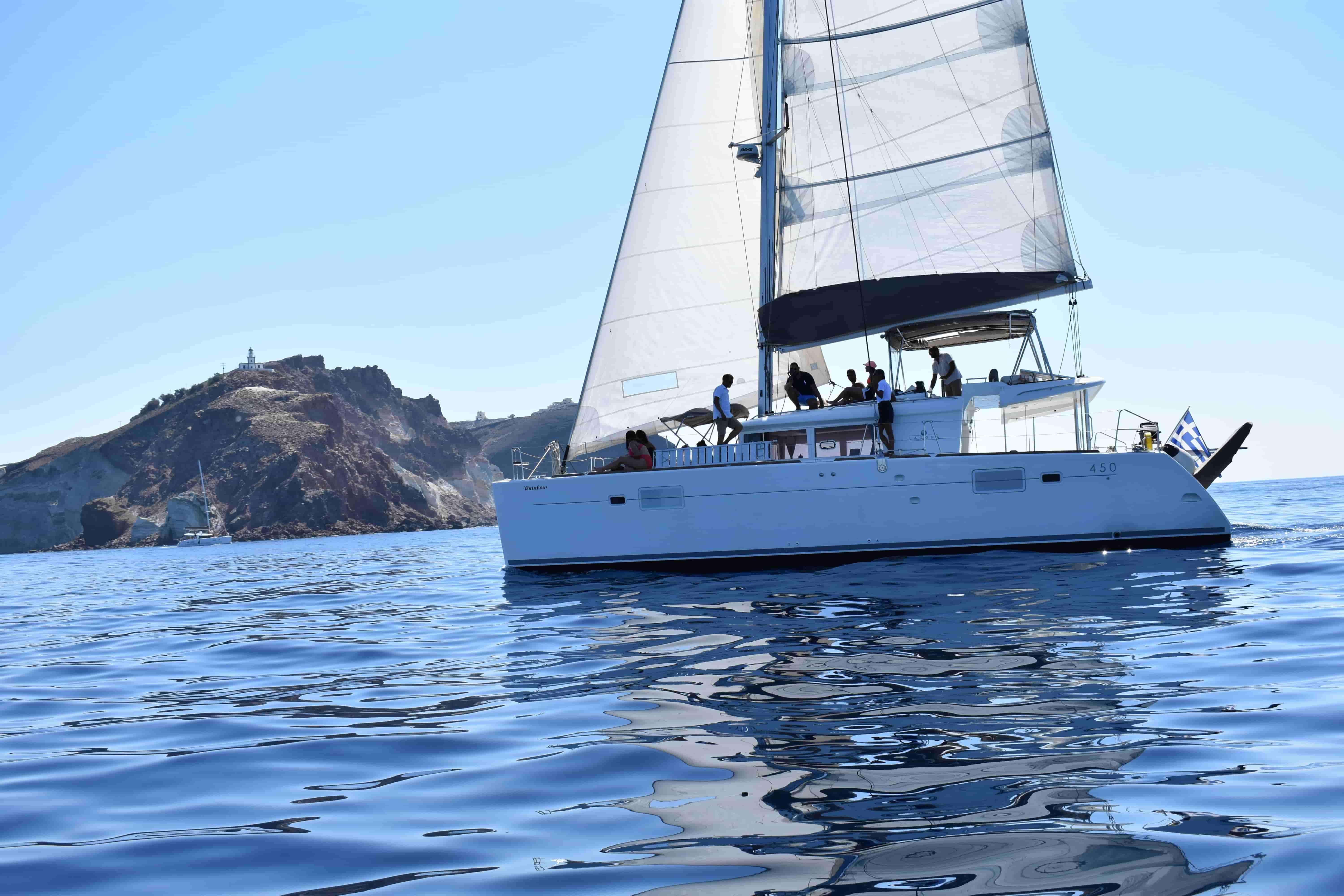 Santorini, Sailing Cruise, Caldera Gold