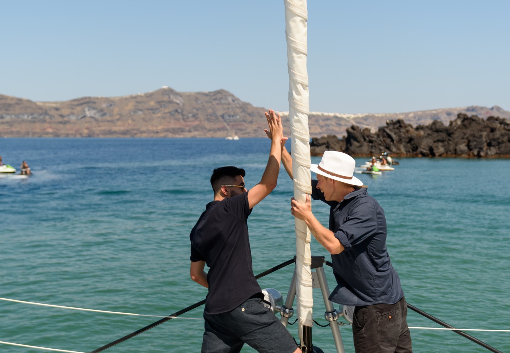 Santorini Sailing Cruise, Caldera Platinum