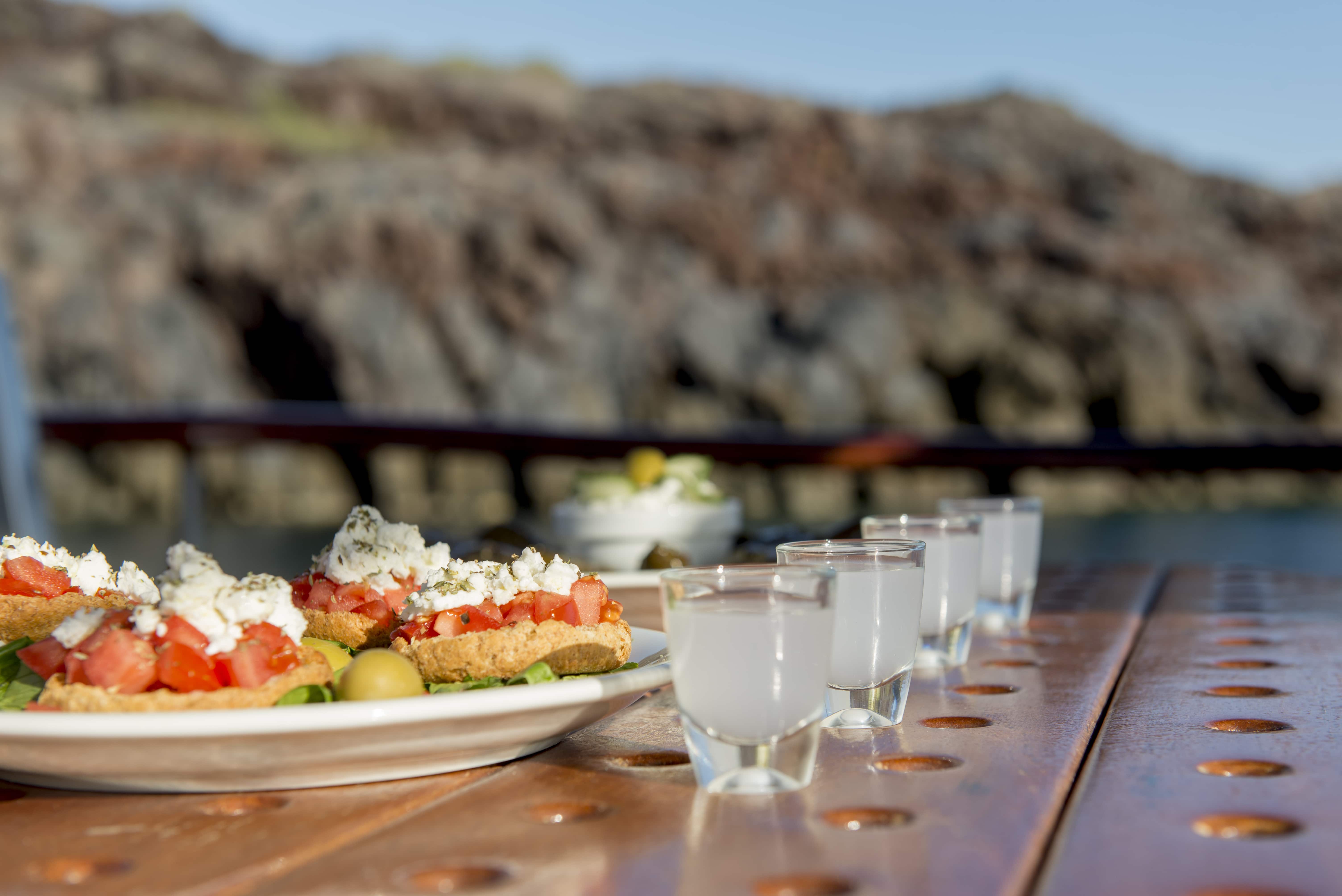 Santorini Private Sailing Cruise, Traditional Kaiki 